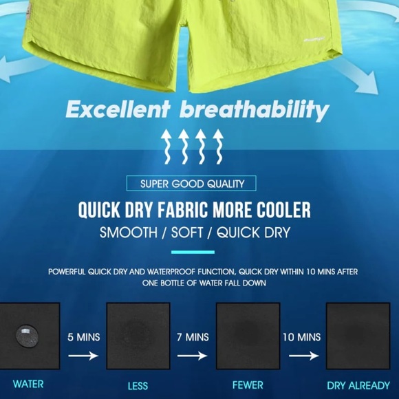 4.5 INCH SOLID NYLON SWIM TRUNKS SLIM FIT - Picture 5 of 5